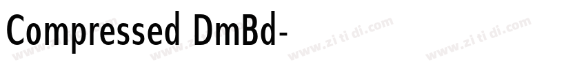 Compressed DmBd字体转换